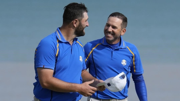 Spanish Armada putts its way to an early Ryder Cup point Article Image 0, The Canadian Press Spanish Armada putts its way to an early Ryder Cup point Article Image 0