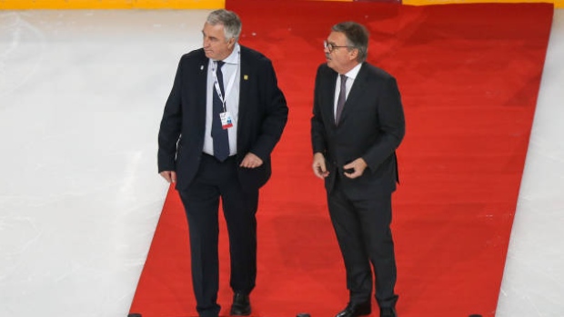 Luc Tardif Rene Fasel, Johnny Fidelin/Icon Sport via Getty Images Luc Tardif Rene Fasel