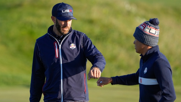 Dustin Johnson Collin Morikawa, The Canadian Press Dustin Johnson Collin Morikawa