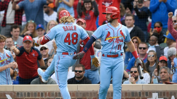 Harrison Bader, Paul DeJong, The Canadian Press Harrison Bader, Paul DeJong