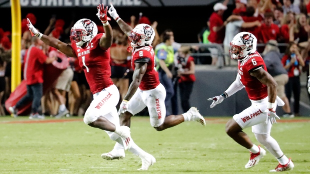 North Carolina State players, The Canadian Press North Carolina State players