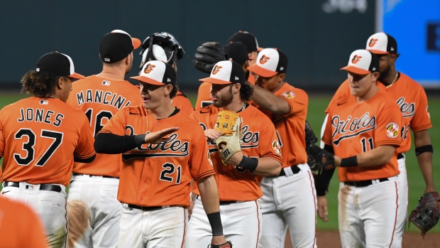 The Baltimore Orioles, The Canadian Press The Baltimore Orioles