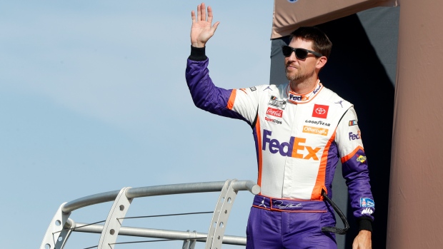 Denny Hamlin , The Canadian Press Denny Hamlin