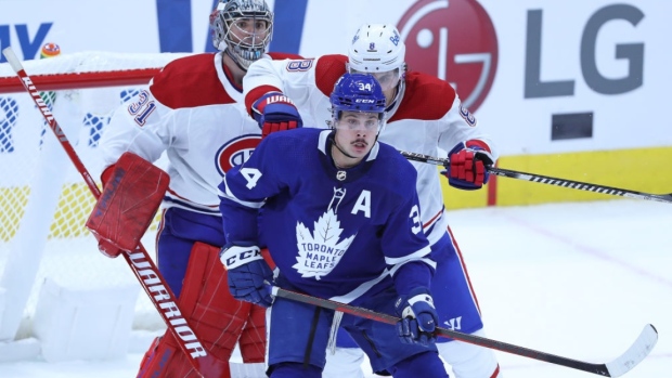 Ben Chiarot and Auston Matthews, Getty Images Ben Chiarot and Auston Matthews