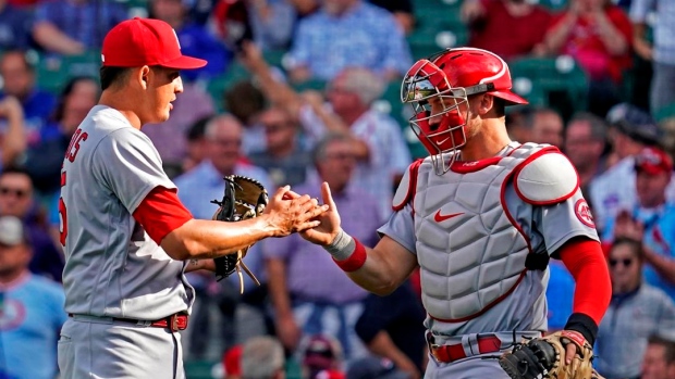 St. Louis Cardinals celebrate, The Canadian Press St. Louis Cardinals celebrate