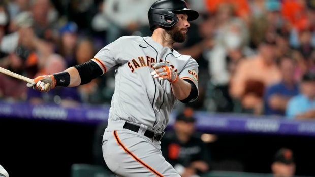 Brandon Belt, The Canadian Press Brandon Belt