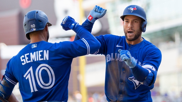 Marcus Semien and George Springer, The Canadian Press Marcus Semien and George Springer