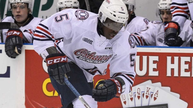 Jalen Smereck, Aaron Bell/OHL Images Jalen Smereck