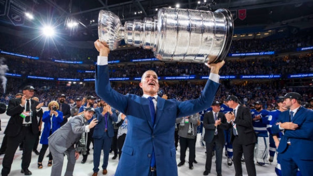 Julien BriseBois , Scott Audette/NHLI via Getty Images Julien BriseBois