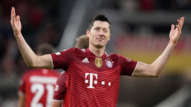 Robert Lewandowski , The Canadian Press Robert Lewandowski