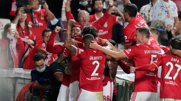 Benfica Celebrate