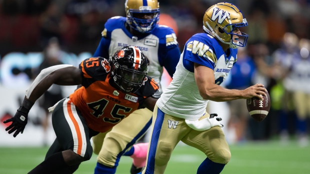 Zach Collaros, The Canadian Press Zach Collaros