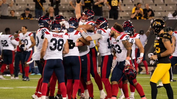 Montreal Alouettes , The Canadian Press Montreal Alouettes