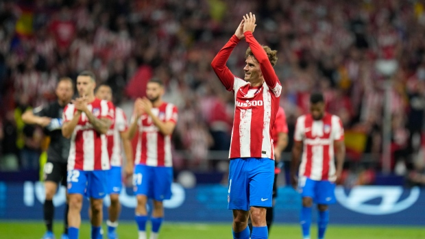 Atletico Madrid's Antoine Griezmann