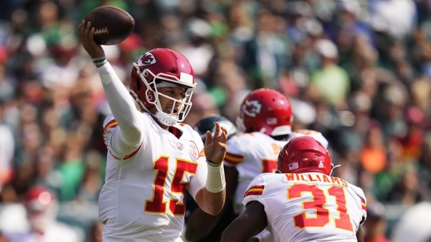 Patrick Mahomes, The Canadian Press Patrick Mahomes