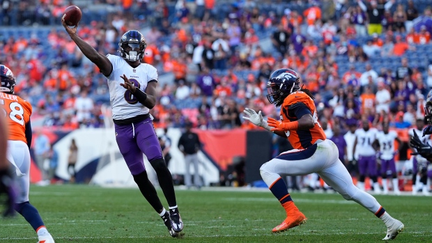 Baltimore Ravens quarterback Lamar Jackson