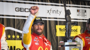 Wallace wins first Cup Series race at Talladega