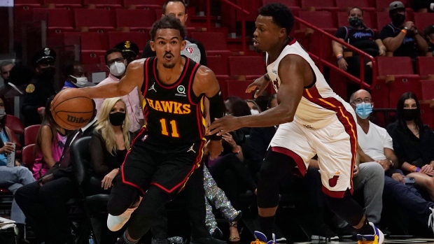 Kyle Lowry Trae Young, The Canadian Press Kyle Lowry Trae Young