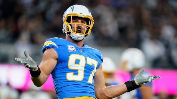 Chargers downgrade LB Bosa to doubtful with hamstring/toe injuries