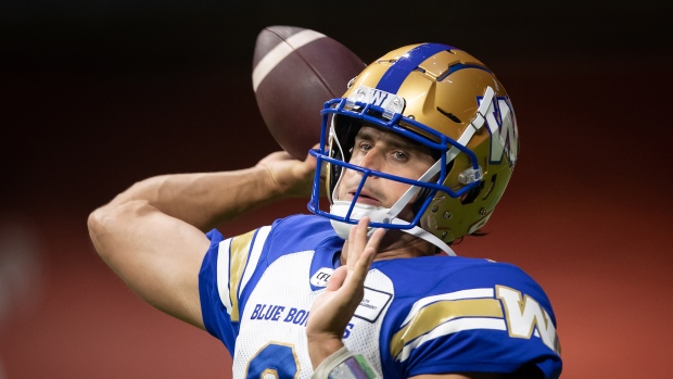 Zach Collaros, The Canadian Press Zach Collaros