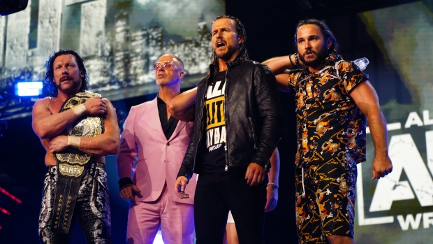 Kenny Omega, Don Callis, Adam Cole and Matt Jackson, All Elite Wrestling Kenny Omega, Don Callis, Adam Cole and Matt Jackson