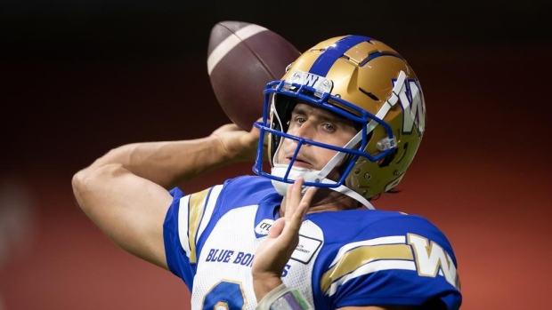 Zach Collaros, The Canadian Press Zach Collaros