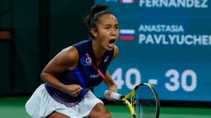 Fernandez beats ninth seed to reach third round at Indian Wells