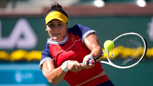 Bianca Andreescu, The Canadian Press Bianca Andreescu