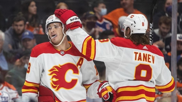 Calgary Flames celebrate