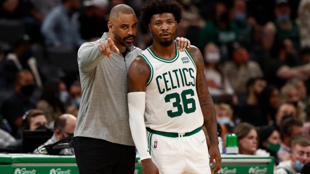 Ime Udoka and  Marcus Smart