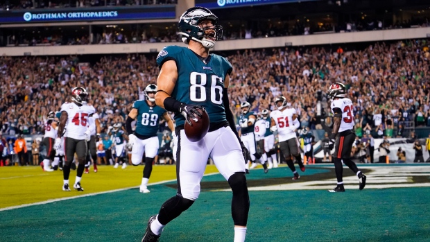 Zach Ertz, The Canadian Press Zach Ertz