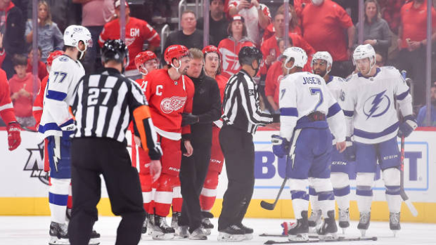 Dylan Larkin and Mathieu Joseph, Getty Images Dylan Larkin and Mathieu Joseph