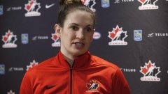 Meaghan Mikkelson's Olympic hockey hopes ride on recovering knee Article Image 0