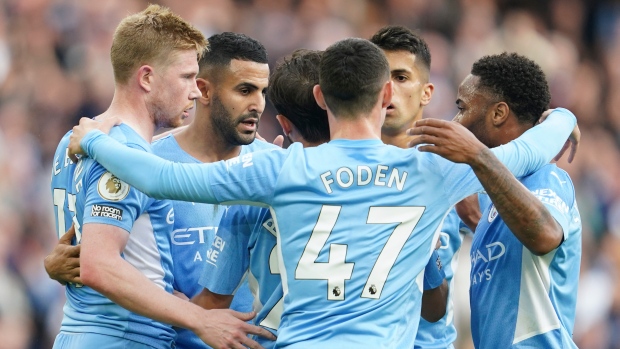 Manchester City Celebrates