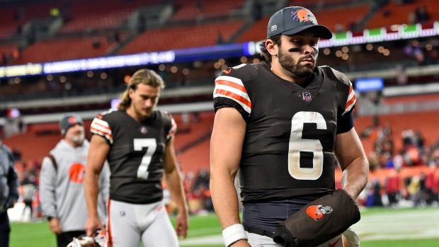 Baker Mayfield , The Canadian Press Baker Mayfield