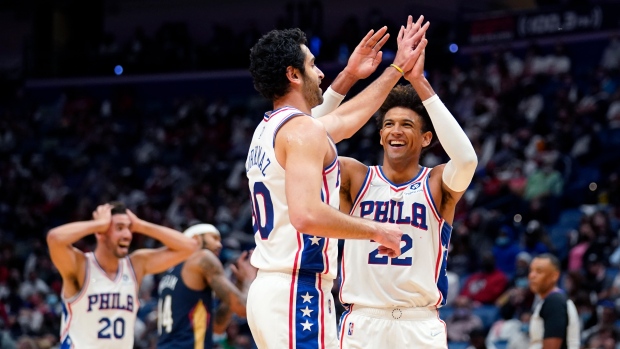 Furkan Korkmaz Matisse Thybulle, The Canadian Press Furkan Korkmaz Matisse Thybulle