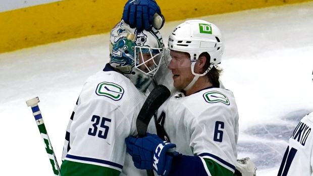 Thatcher Demko Brock Boeser, The Canadian Press Thatcher Demko Brock Boeser
