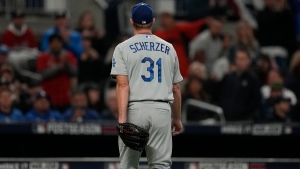 Report: Dodgers' Scherzer won't start Game 6 of NLCS