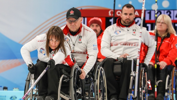 Canada's Wheelchair Curling Team