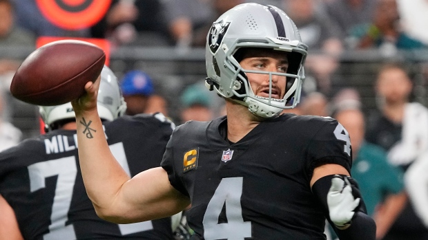 Derek Carr, The Canadian Press Derek Carr