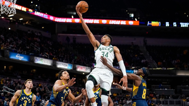 Giannis Antetokounmpo, The Canadian Press Giannis Antetokounmpo