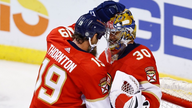 Joe Thornton Spencer Knight, The Canadian Press Joe Thornton Spencer Knight