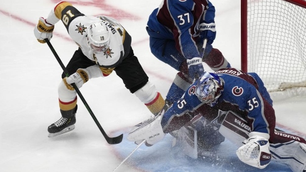Vegas Golden Knight Colorado Avalanche , The Canadian Press Vegas Golden Knight Colorado Avalanche
