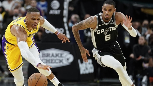 Lakers Spurs, The Canadian Press Lakers Spurs