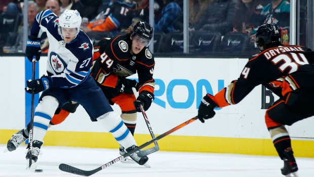 Nikolaj Ehlers Max Comtois Jamie Drysdale, The Canadian Press Nikolaj Ehlers Max Comtois Jamie Drysdale