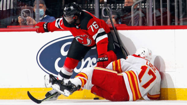 P.K. Subban and Milan Lucic