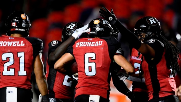 Redblacks Celebrate, The Canadian Press Redblacks Celebrate