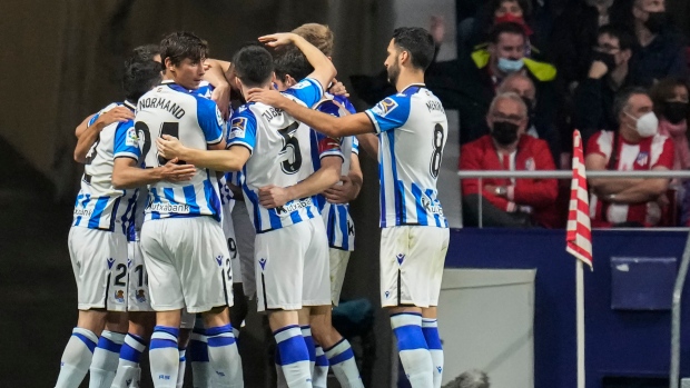 Real Sociedad Celebrates 