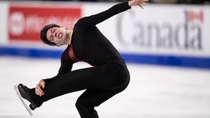 Figure skater Messing crossing fingers he doesn't miss birth of second child