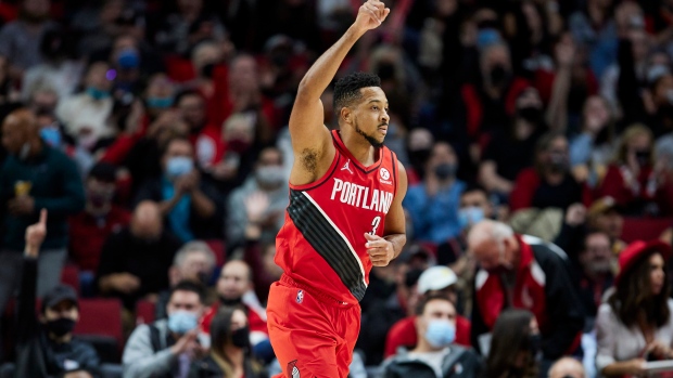 C.J. McCollum, The Canadian Press C.J. McCollum